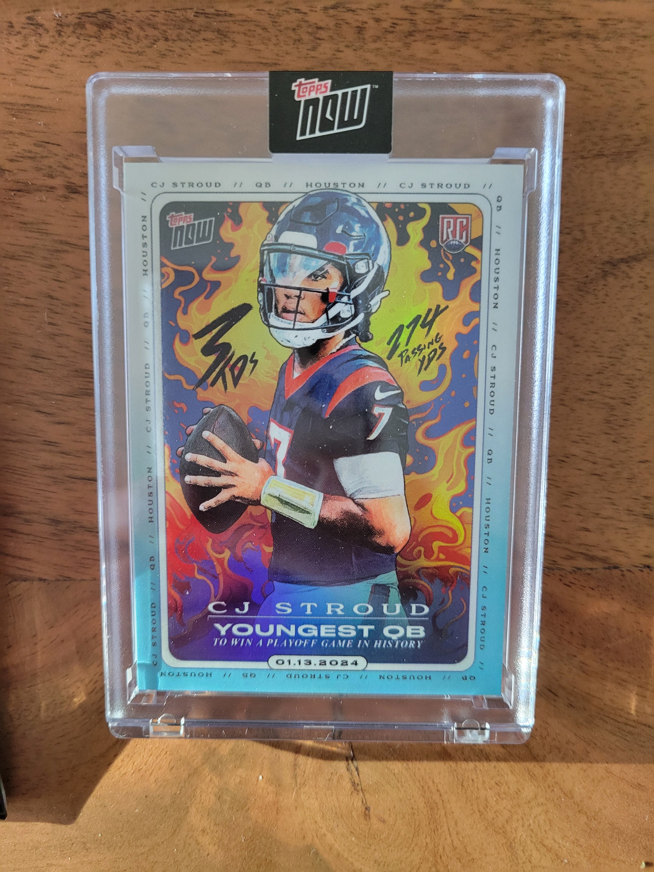 25枚限定 RC CJ Stroud 直筆サイン NFL Topps テキサンズ（CJ Stroud 