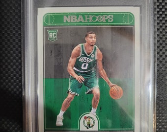 2017-18 Panini Hoops Jayson Tatum 253 graded mint PSA 9 rookie rc card