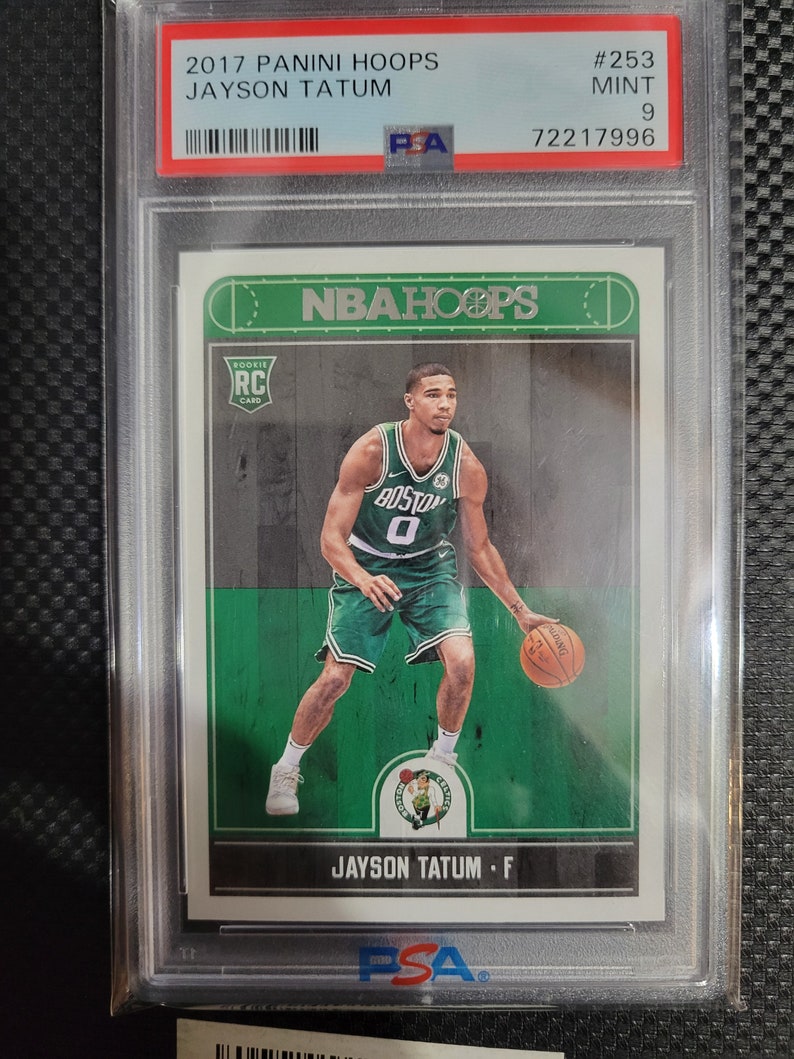 2017-18 Panini Hoops Jayson Tatum 253 Graded Mint PSA 9 Rookie Rc Card ...