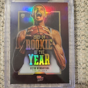 2024 Topps Now Victor Wembanyama Rookie of the Year limited edition RC card VW-6