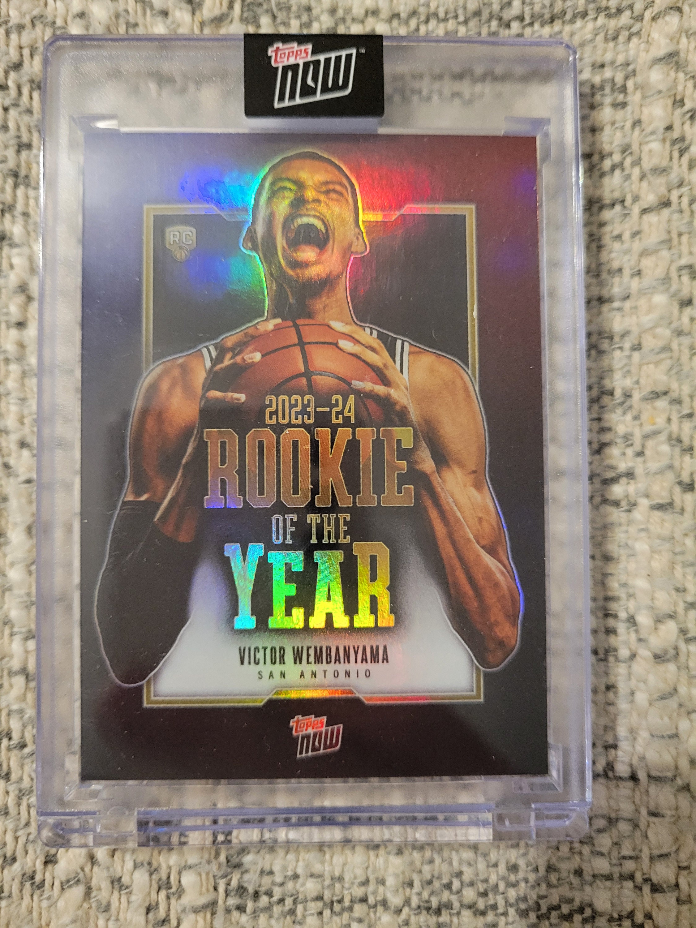 2024 Topps Now Victor Wembanyama Rookie of the Year Limited 
