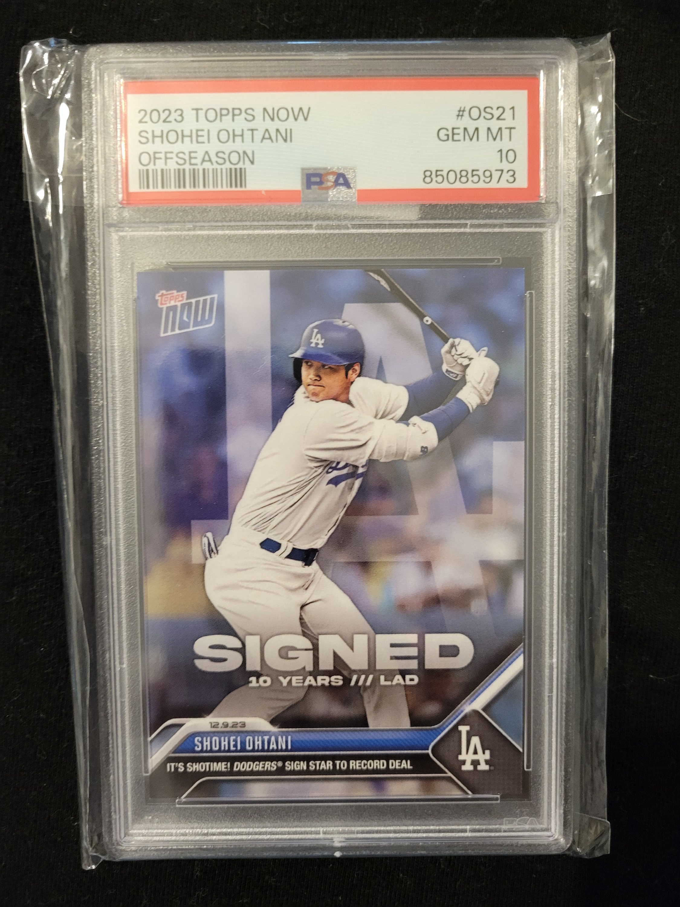 2024 Topps Now Shohei Ohtani First LA Dodgers Card Signed 2024 Topps Now Shohei Ohtani First LA Dodgers Card Signed