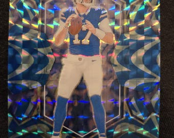 2024 Panini Mosaic Josh Allen blue prizm refractor Buffalo Bills football card RARE