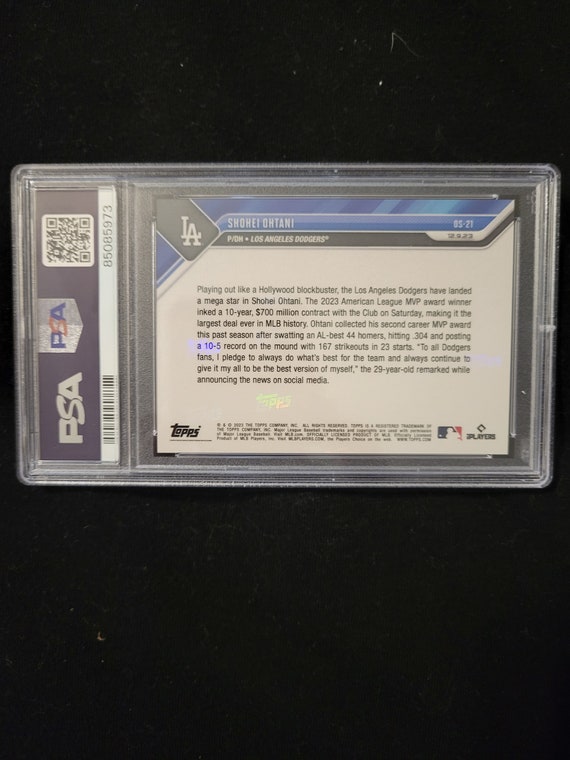2024 Topps Now Shohei Ohtani First LA Dodgers Card Signed 2024 Topps Now Shohei Ohtani First LA Dodgers Card Signed