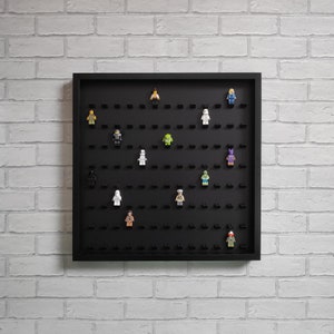 Frame voor Lego-minifiguren Grote opbergkoffer Standaard - plexiglas voorkant - biedt plaats aan 104 figuren