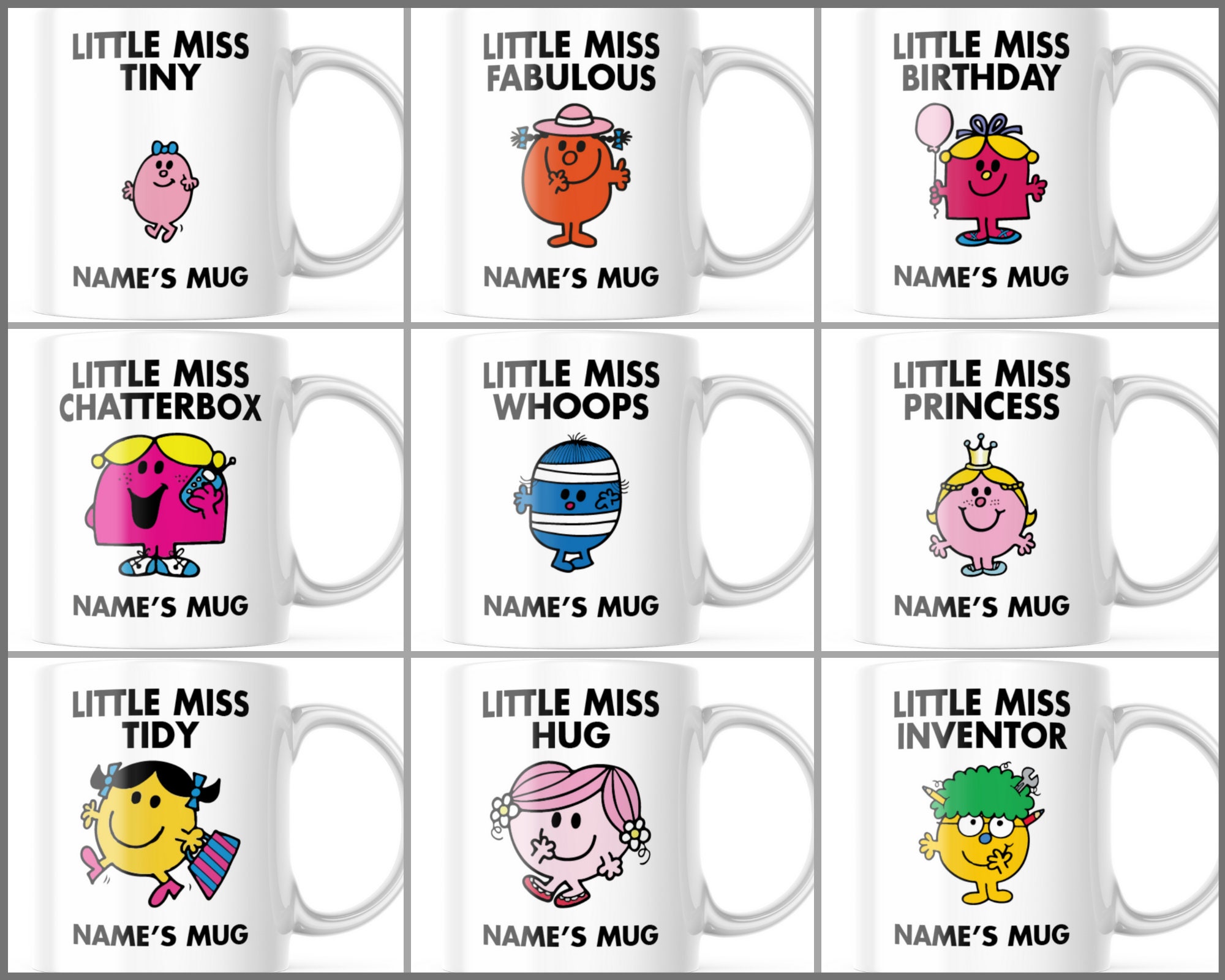 LITTLE MISS Inspired Mr Men Novelty Funny Joke Cartoon - Etsy LITTLE MISS Inspired Mr Men Novelty Funny Joke Cartoon - Etsy