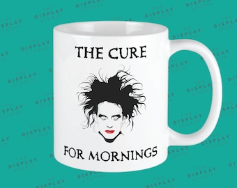 THE CURE for Mornings、80年代のカルトゴシックロックミュージック、ロバートスミス、キングオブザゴスギフトマグ
