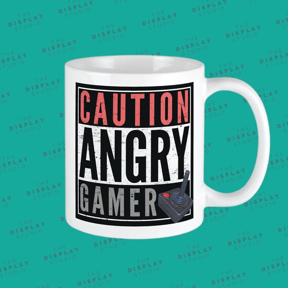 Angry Gamer Mug: Retro 8-bit Gift - Etsy Ireland