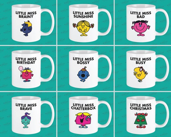 LITTLE MISS Character Mug Mr Men Inspired Novelty Funny - Etsy LITTLE MISS Character Mug Mr Men Inspired Novelty Funny - Etsy