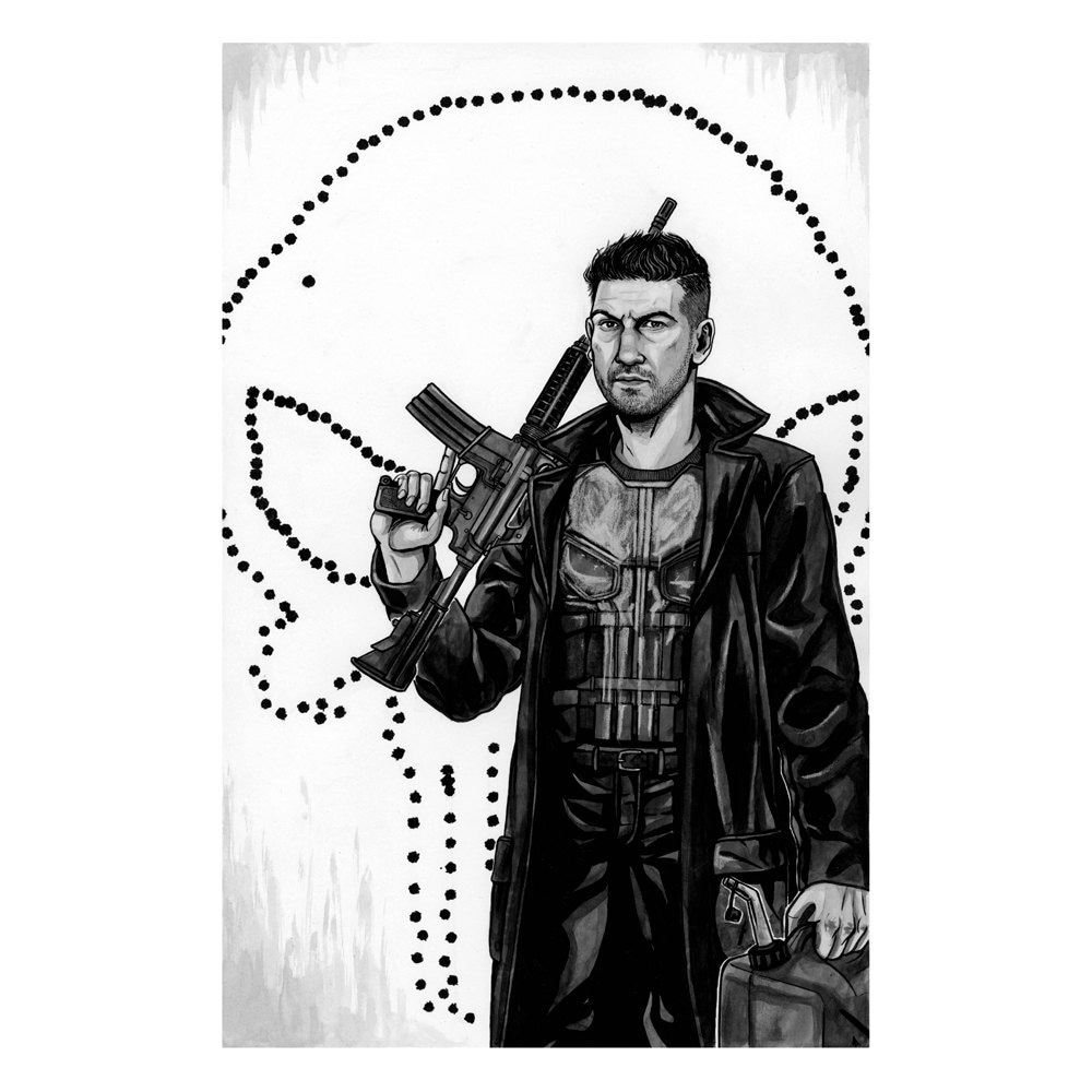 The Punisher 11X17 Netflix TV Poster Bullets The Punisher 11X17 Netflix TV Poster Bullets