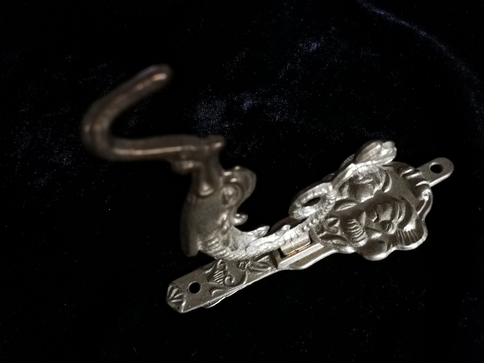 Vintage Solid Brass Wall Hanging Hook Romeo and Juliet Etsy