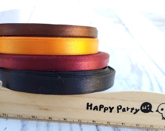 Satin Ribbon - One sided Ribbon - Different yardage