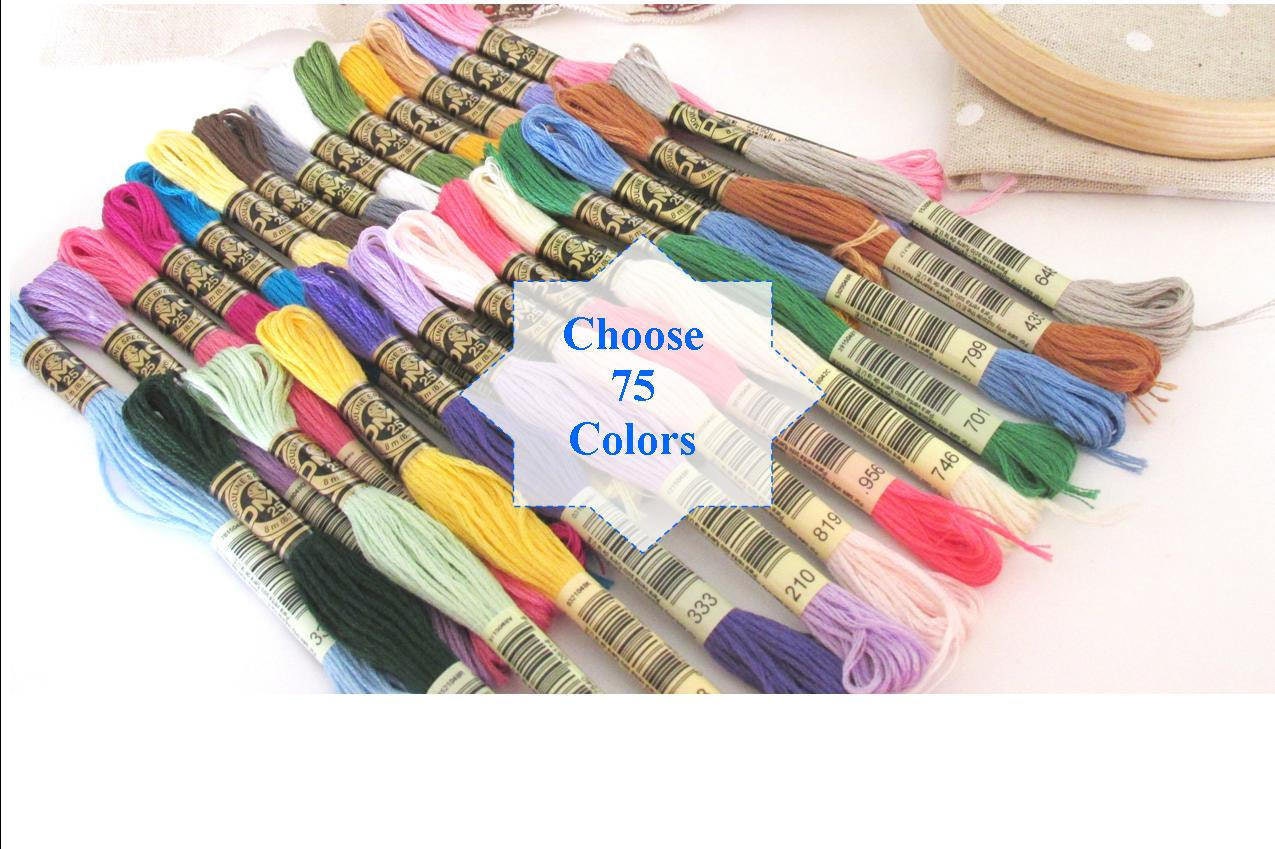 75 écheveaux de DMC - Made in France - Original DMC - vous choisissez les couleurs - 456 couleurs disponibles 75 écheveaux - de DMC - écheveaux Made in France - Original DMC - vous choisissez les couleurs - 456 couleurs disponibles 760703