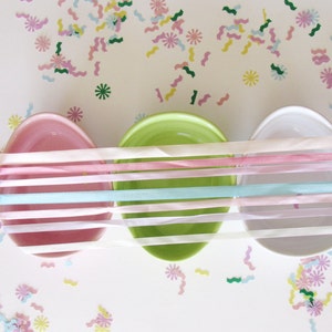 35 Yards of Satin Ribbon - 7 Pastel Colors - 6 mm - 9mm - Easter Ribbon Pack - Pastel Pack