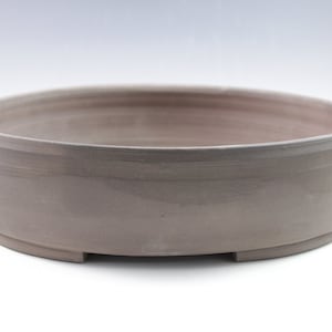 Ovaler Bonsai Pflanzer, Sukkulenten Pflanzer. Unglasierter Pflanzer, anpassbar, Größen von 4 x 6 Zoll bis 12 x 16 Zoll erhältlich, hergestellt in Quebec, Kanada