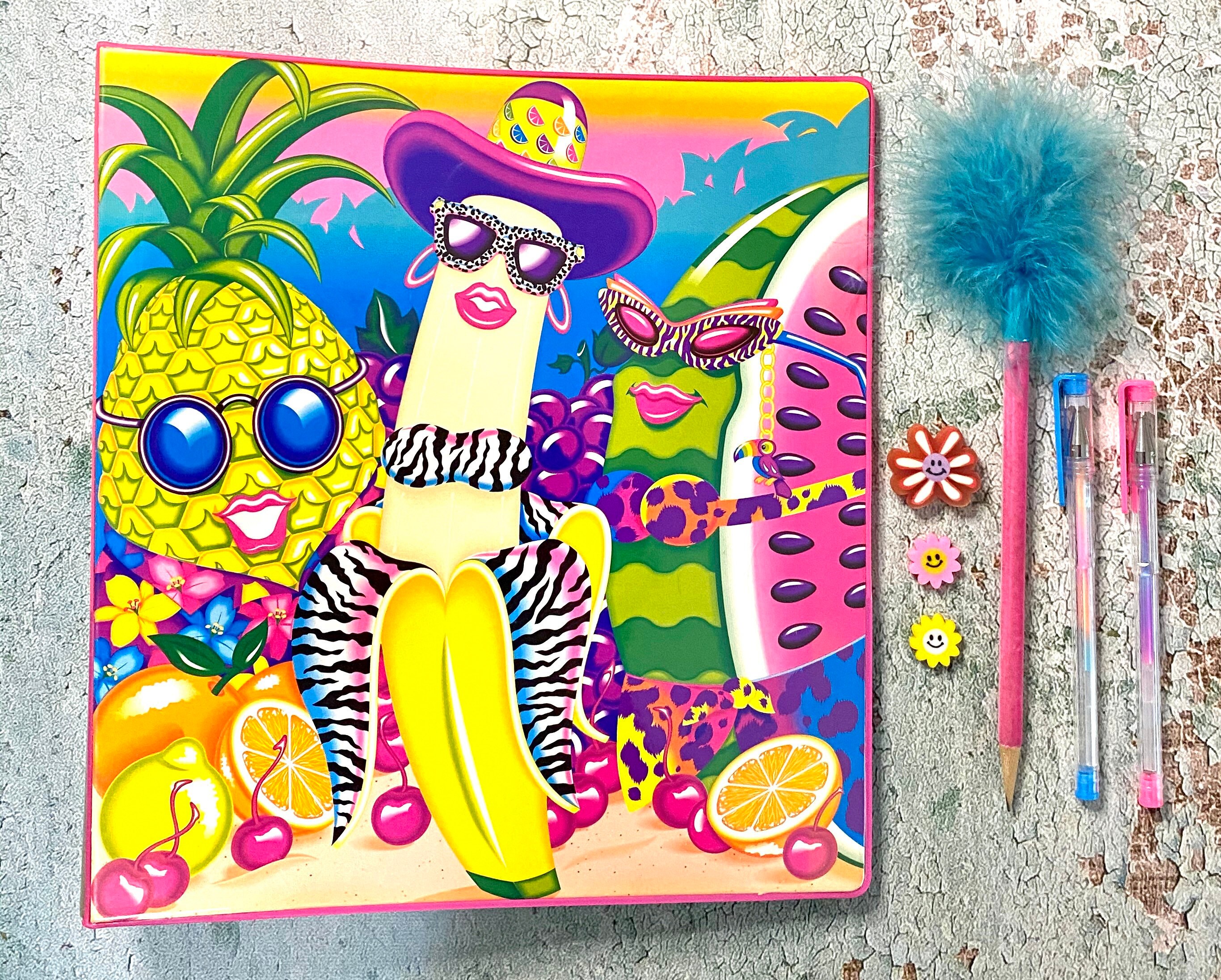 Lisa frank binder - serverqlero