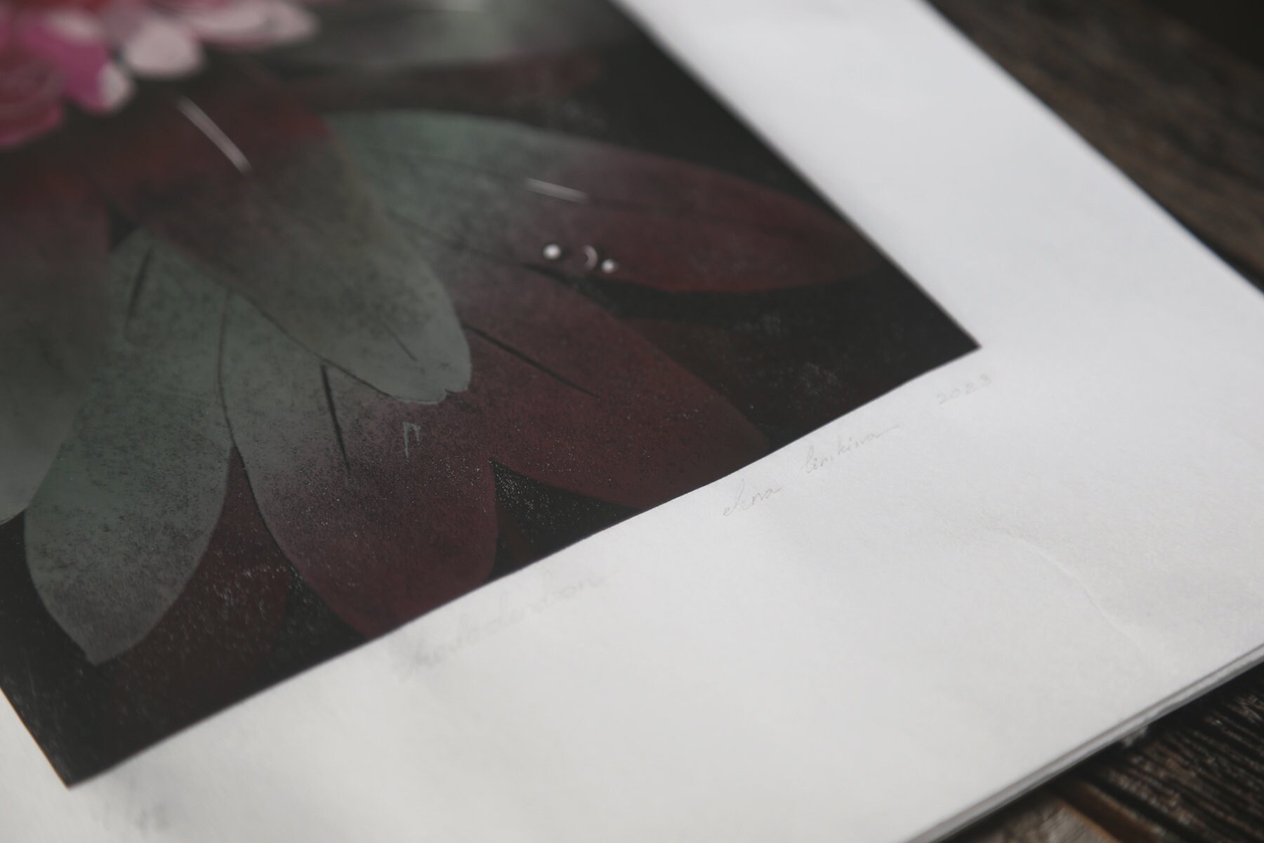 Redu Print Rhododendron. Reduction Print. - Etsy