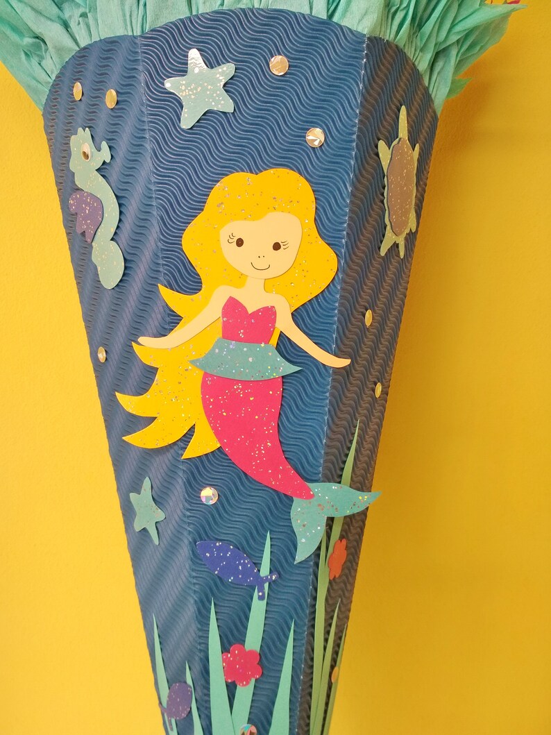 Meerjungfrau BASTELSET Schultüte Zuckertüte - Etsy