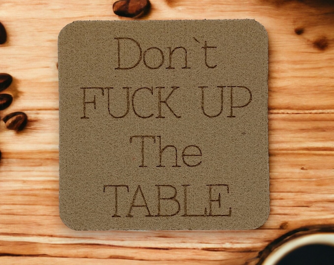 Personalised Customized Beer Mats Gift for Dad Mum Her Reserved for Mum's pink Gin home Felt Coasters decor Text on Square shape