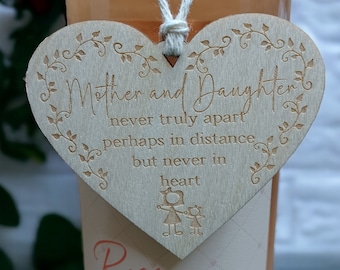Mother and Daughter Son Personalised Mum Gift Plaque Hanging Decorative Gift Heart Plaque Mothers Day 2024 Gift Fun Birthday Christmas