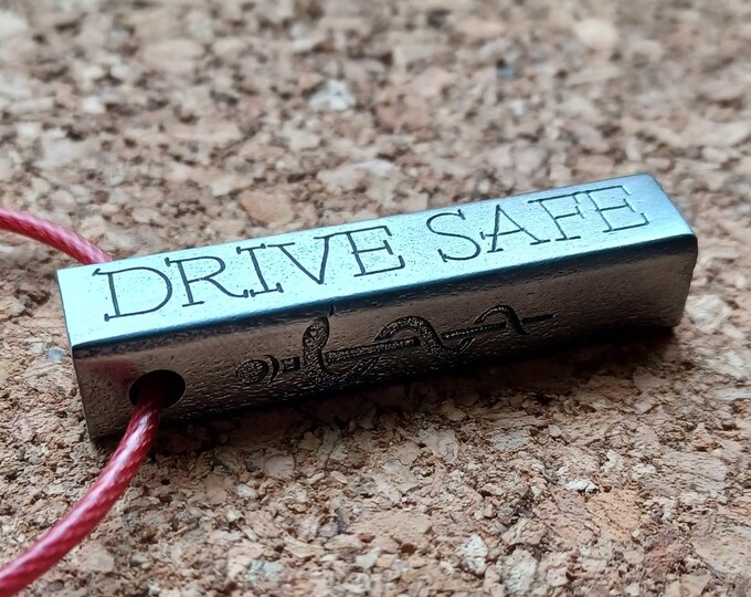 Drive Safe  Keyring Gift for Him Her Men Boyfriend Girlfriend Trucker Taxi Driver valentines Keychain Special Personalized New Car 4 side