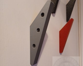Ganci appendiabiti minimalisti, ganci appendiabiti da parete decorativi robusti, moderni, per riporre gli asciugamani, set di 2 ganci appendiabiti fai da te.