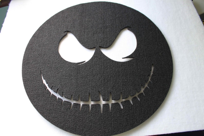 Halloween Jack Skellington Placemats and Coasters Felt Table Etsy