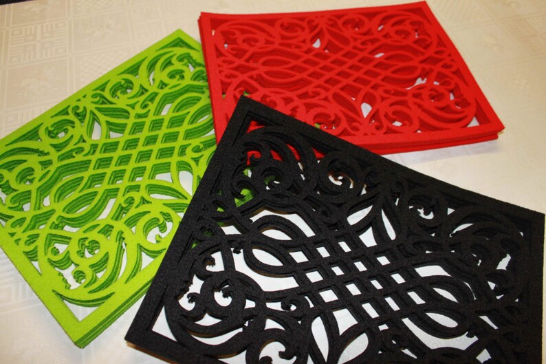 Set of 4 Table Mats Etsy Ireland