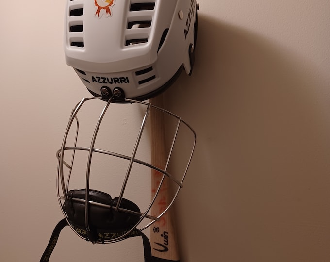 Camogie hurling helmet holder mulitask HURLEY holder included Wall Hangings Hooks & Fixtures