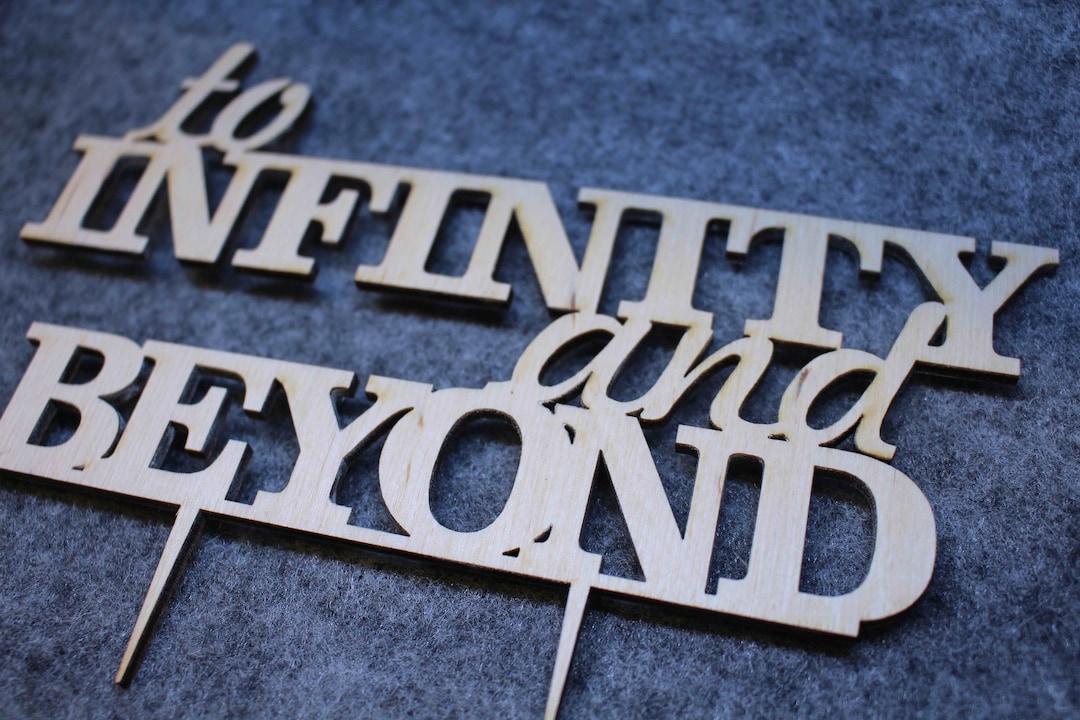 Custom to Infinity and Beyond Wedding Gift Cake Topper anniversary Cake ...