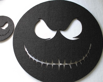 Jack Skellington Halloween Placemats  Felt Table Mats Set of 12 pieces Laser Cut HandMade Ireland