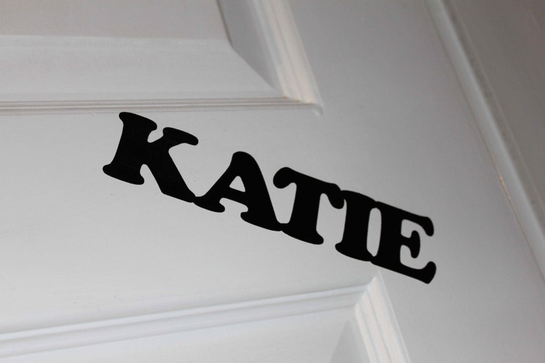 Custom Vinyl Names Words Wall Decorations High 6 Cm 25 Inch Etsy
