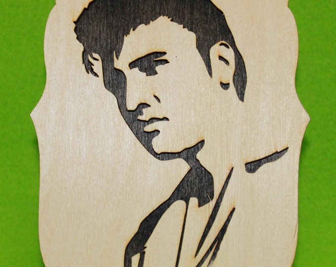 Black  & White Wood Pictures  Elvis Lennon Bob Charli