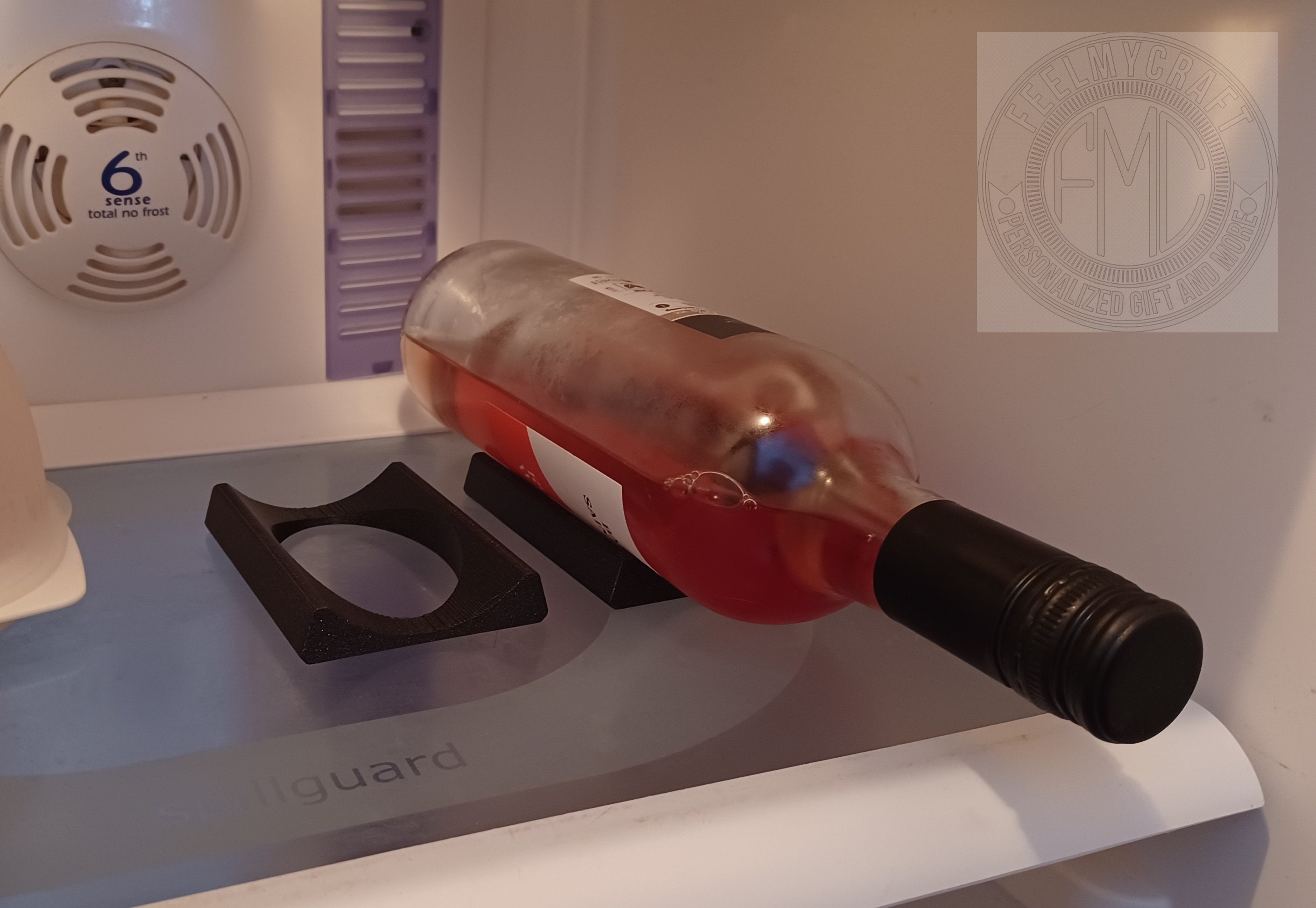 Fridge Wine Beer Bottle Holder wine racks Cold Brews and Chill Keep Your Beers Frosty and Your Fridge Organized Set of 2 holder