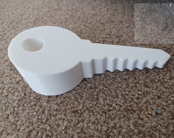 Dörrstopp Nyckelformad Dörrkilstopp - Håll dina dörrar öppna med stil Elegant och funktionellt dörrhandtagsskydd Prylälskare