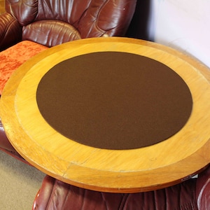Circle Round Shape Table Mat   Felt Placemats  Custom Size  Hand Cut