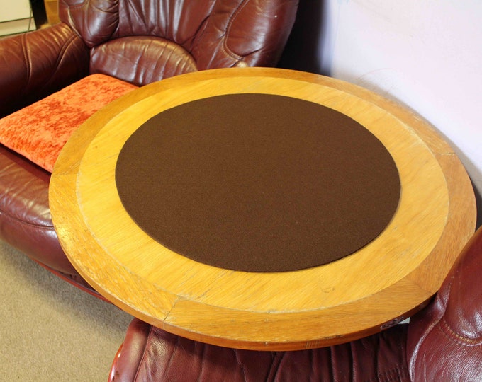 Circle Round Shape Table Mat   Felt Placemats  Custom Size  Hand Cut