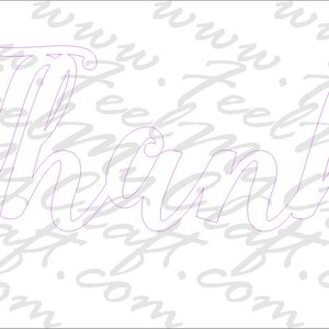 Thanks Sing .dxf format. - LASER CNC Router, Water-jet Cut File - Vector Art - Clip Art - DXF svg