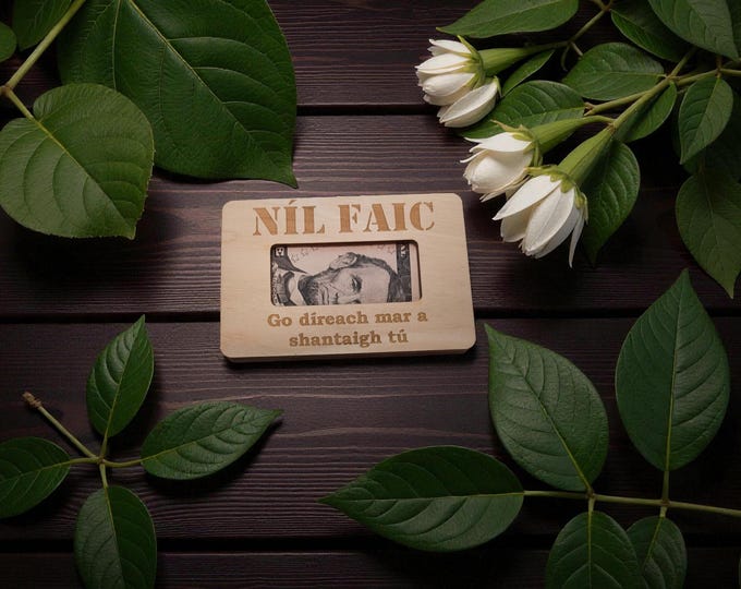 Funny Wooden Money Holder – Irish “Nothing” Gift – Perfect for Any Occasion – From Granny for Fuel, From Auntie for Pizza, or Just Because
