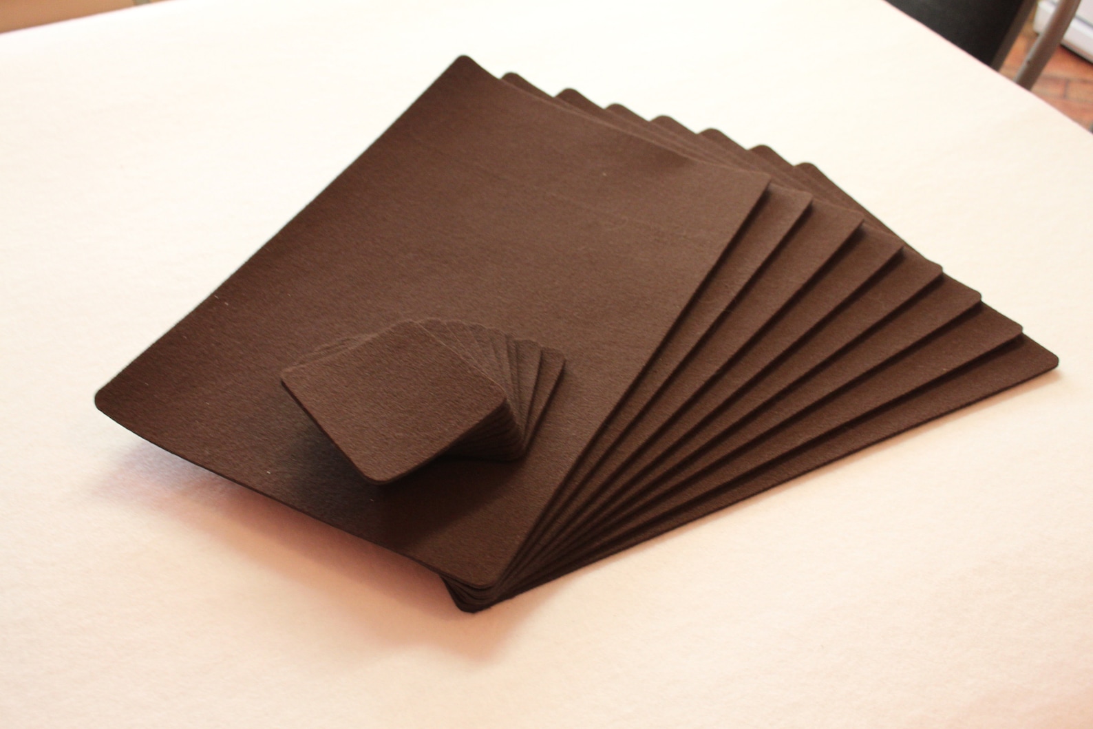 Felt Placemats and Coasters Rectangle Shape Set of 24 Pieces. Etsy