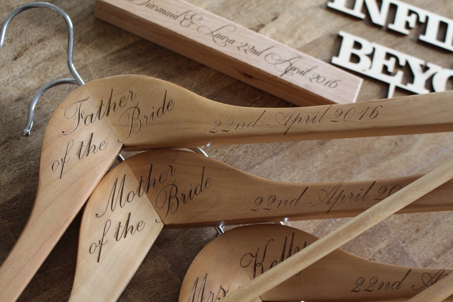 Personalized Wedding dress Hanger bridesmaid Name Hangers Etsy