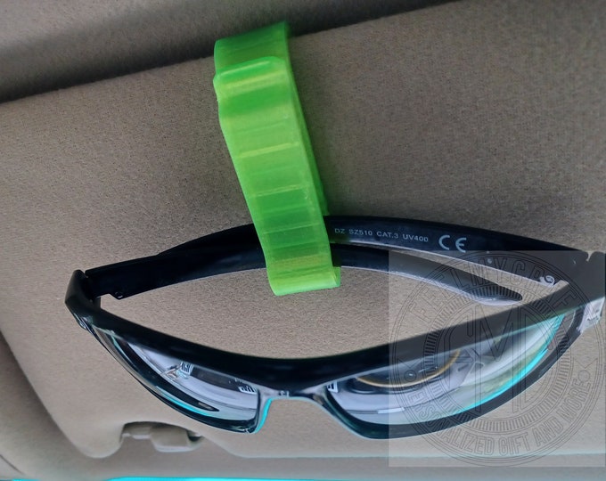 Car Sunglasses glasses sun visor clip holder - 3D Printed Car