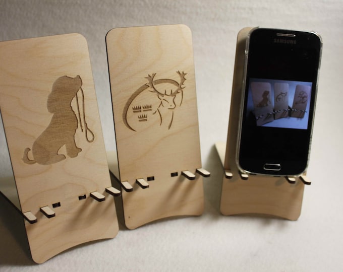 Custom Classic Station Wooden Phone Holder Stand Samsung Galaxy S3 S4 Smartphone iPhone Dock Phone Stand Docking Station