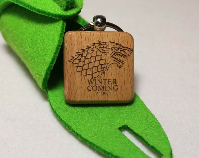 Your Personality Game of Thrones  Wooden Keychain Keyrings Custom Gift