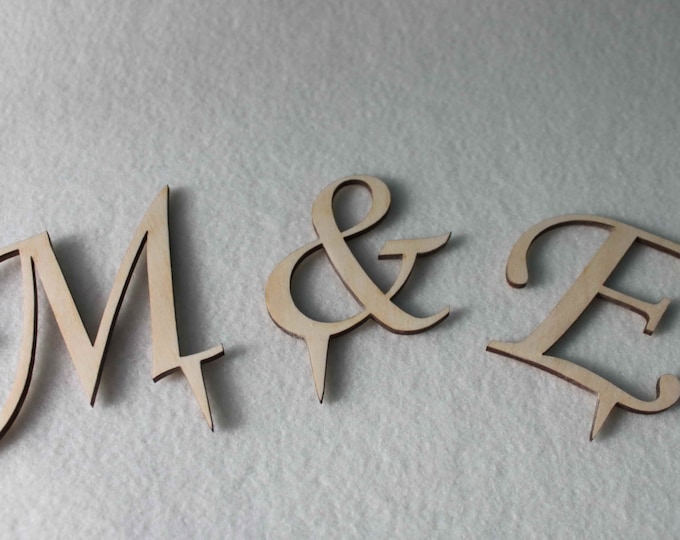 Wedding Gift Cake Topper Initial Accessory Monogram Wedding Cake Decoration Supplies