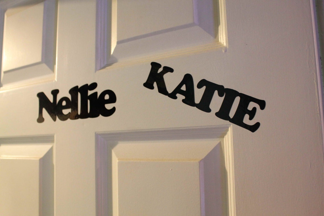 Custom Vinyl Names Words Wall Decorations High 6 cm 25 Etsy