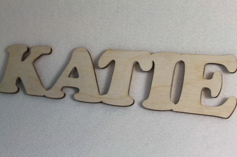 Custom Wooden Felt Cardboard Letters names Words Wall Etsy