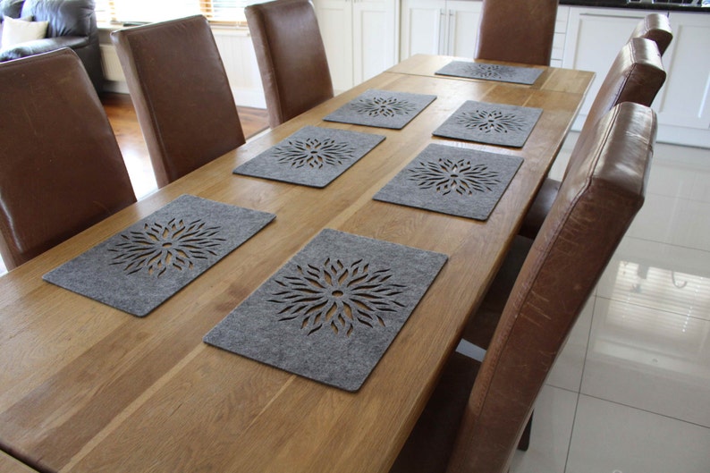 New Designs Large Felt Placemats 17 X 11 Inch. Rectangle Place Etsy