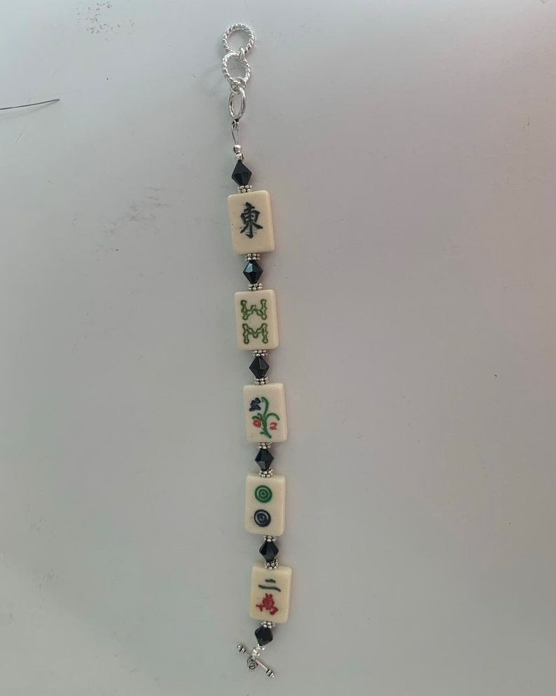 Mahjong Bracelet Mahjong Jewelry Mahjong Tile Bracelet Etsy