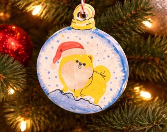 Chow chow dog ornament